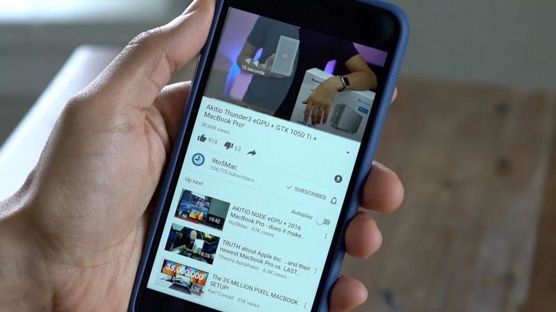 Ứng dụng YouTube gây hao pin nghiêm trọng ở iPhone chạy iOS 11
