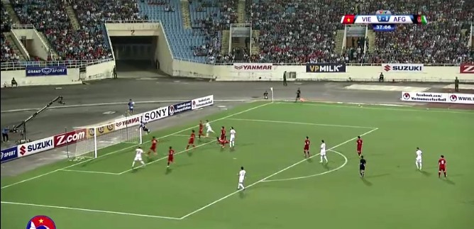 Việt Nam 0-0 Afghanistan phút 38