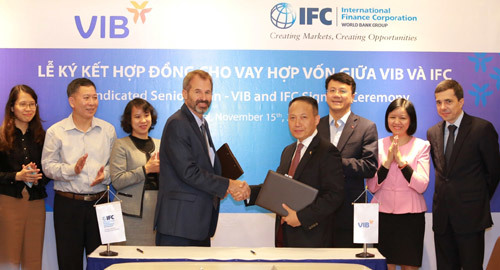 IFC cấp khoản vay trị giá 185 triệu USD cho VIB