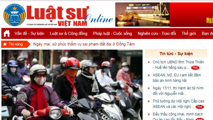 Tạp chí điện tử Luật sư bị phạt 30 triệu đồng