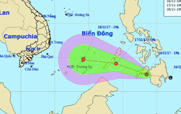 Thời tiết 17/11: Áp thấp hướng thẳng Nam Bộ, Hà Nội rét 15 độ