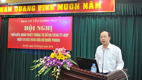 Thiếu tướng Nguyễn Đăng Đào giữ chức Phó Trưởng ban Ban Cơ yếu Chính phủ