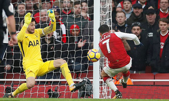 Video bàn thắng Arsenal 2-0 Tottenham
