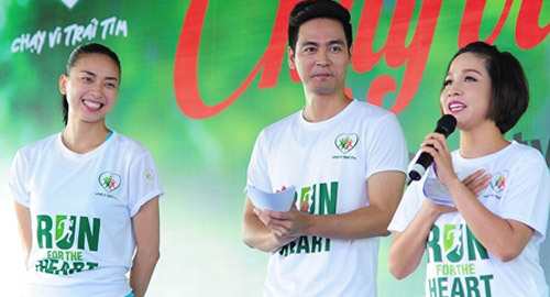 Nhiều người nổi tiếng tham gia Chạy vì trái tim 2017