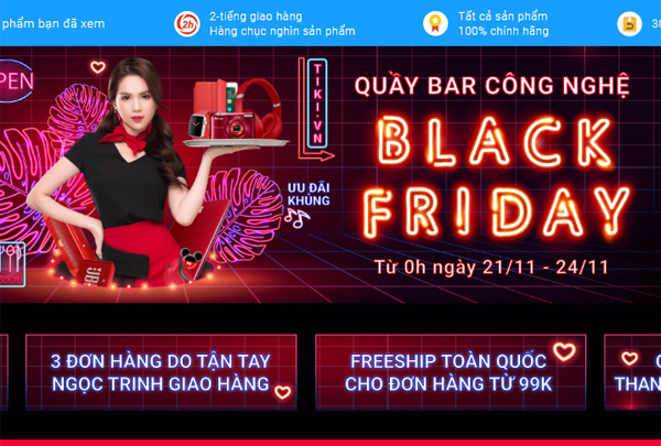 Black Friday rầm rập khuyến mại, chờ Ngọc Trinh giao hàng