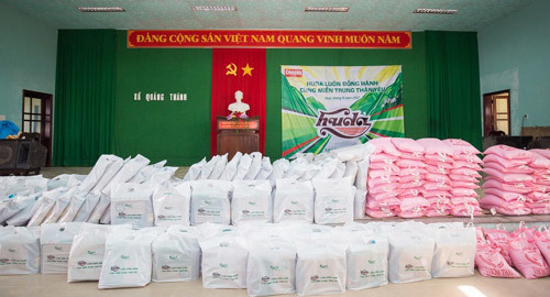 HUDA đồng hành cùng người dân vùng tâm bão số 12
