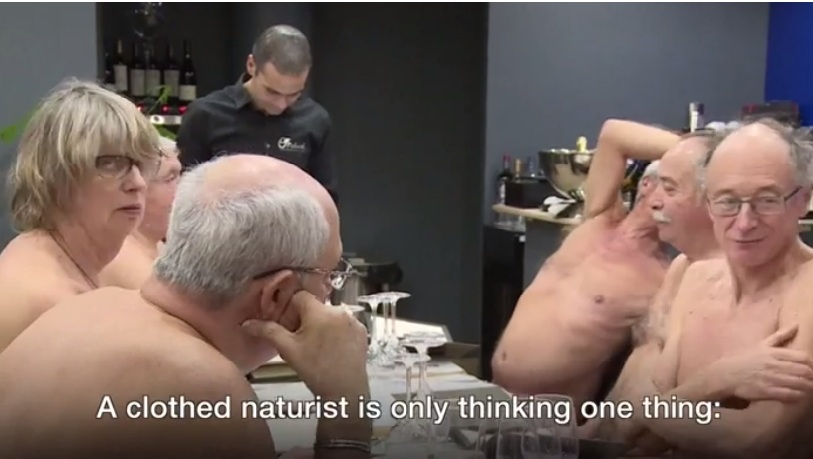 nhà hàng khỏa thân Paris