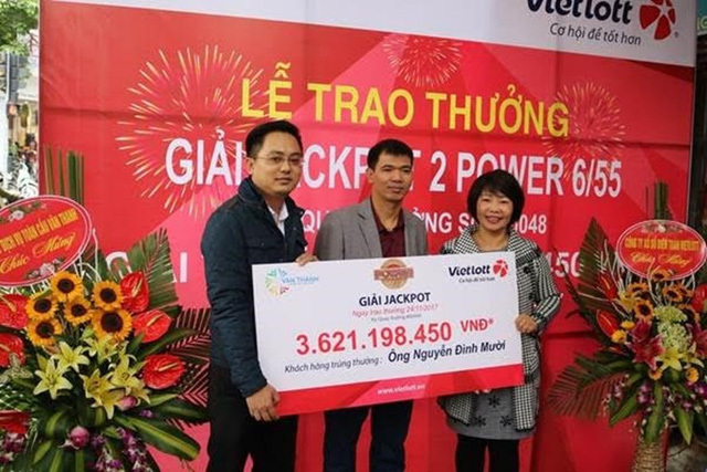 Tỷ phú Vietlott, ôm 10 tỷ trúng số không ngại lộ mặt
