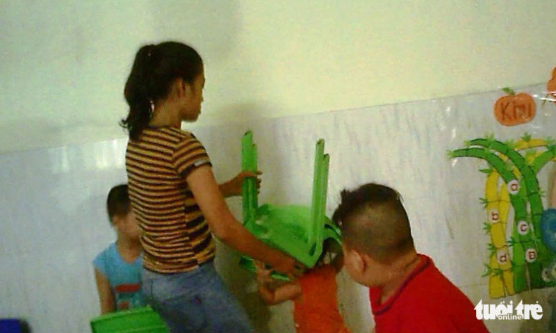 Công an điều tra vụ bạo hành trẻ em ở trường mầm non