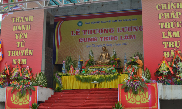 Cất nóc trung tâm Phật giáo lớn nhất cả nước tại Yên Tử