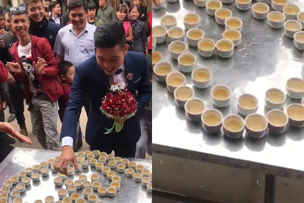 Chú rể Lạng Sơn hốt hoảng vì uống 100 chén rượu mới được đón dâu
