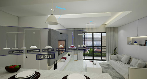 Chọn đèn thả, quạt trần nhờ ứng dụng thực tế ảo