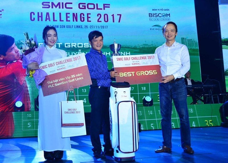Golfer Nguyễn Mạnh Minh lên ngôi vô địch SMIC Golf Challenge 2017