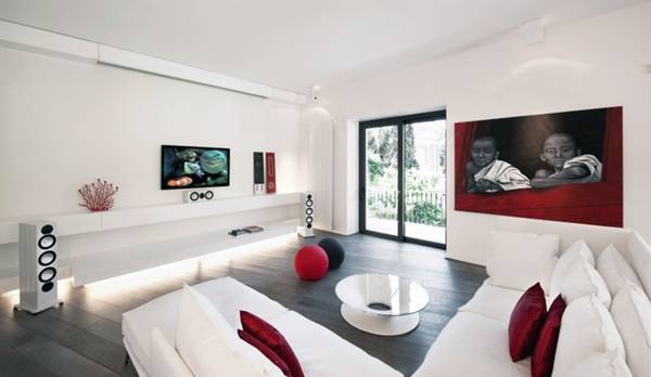 Bí quyết giúp phòng khách đẹp ấn tượng với sofa trắng