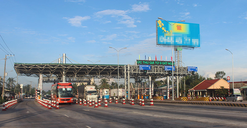 BOT Cai Lậy thu phí trở lại sau 3 tháng dừng