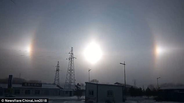 Bí ẩn 'ba mặt trời' xuất hiện tại Trung Quốc