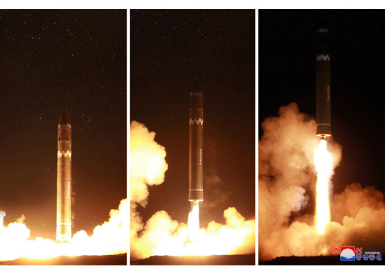 Cận cảnh tên lửa 'mạnh nhất' Triều Tiên vừa phóng