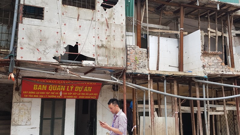 Hình ảnh cuối khu nhà 100 tuổi trên đất vàng Hà Nội