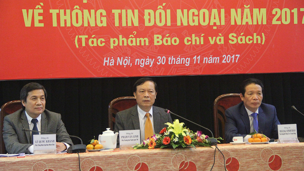 Phát động Giải thưởng toàn quốc Thông tin đối ngoại 2017