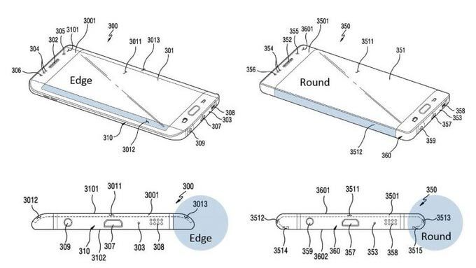 Sắp có smartphone Samsung màn hình uốn cong toàn diện?