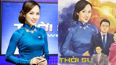 BTV Hoài Anh vinh dự xuất hiện trên ảnh lịch VTV 2018