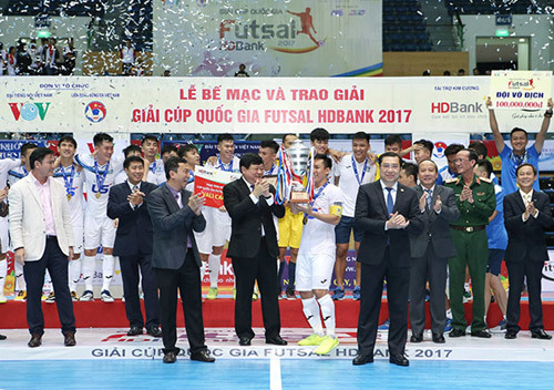 Ấn tượng Giải futsal cúp Quốc gia HDBank 2017