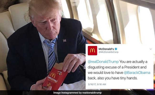 Tiết lộ suất đồ ăn nhanh ưa thích của ông Trump