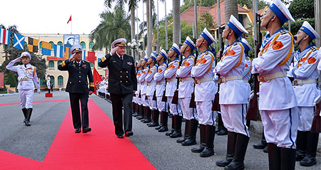 Đô đốc, Tư lệnh Hải quân Nga thăm Việt Nam