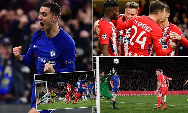 Chelsea đá Atletico bay khỏi Champions League