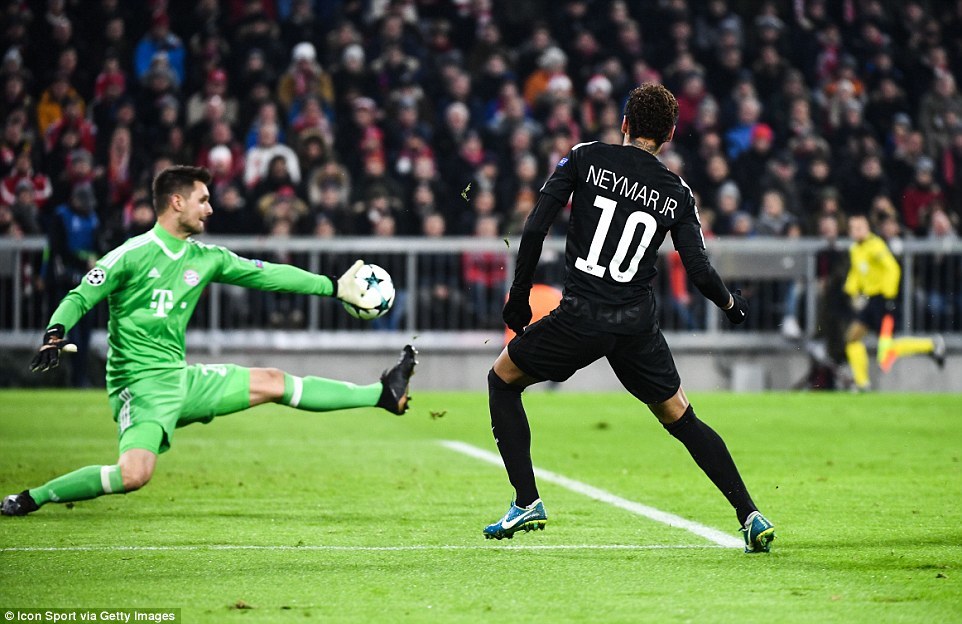 Neymar vô duyên, PSG thua tan nát trước Bayern