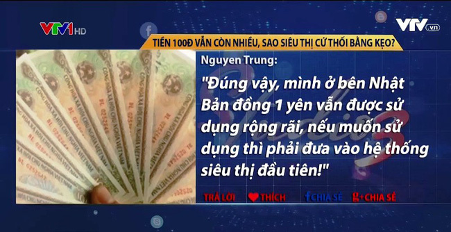 Tiền lẻ 100 đồng không thiếu, tại sao siêu thị cứ trả lại bằng kẹo?