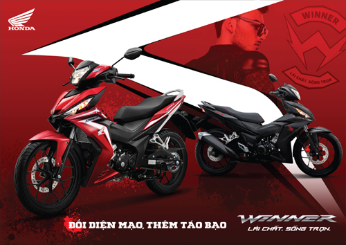 Cận Tết, Honda Winner 150 đổi diện mạo mới