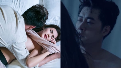 Cảnh nóng trần trụi của Khôi Trần cùng Kim Tuyến trong MV mới