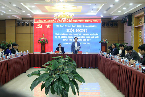 Công bố chỉ số hài lòng của người dân Quảng Ninh