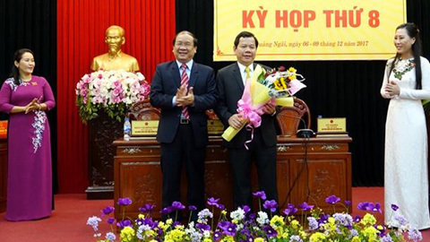 Thay đổi nhân sự chủ chốt tỉnh Quảng Ngãi