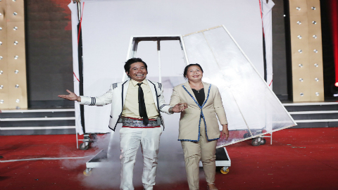 Tiết mục giành chiến thắng của Cha con ảo thuật gia Đặng Văn Hoàng Khang - Đặng Thị Thanh Tuyền