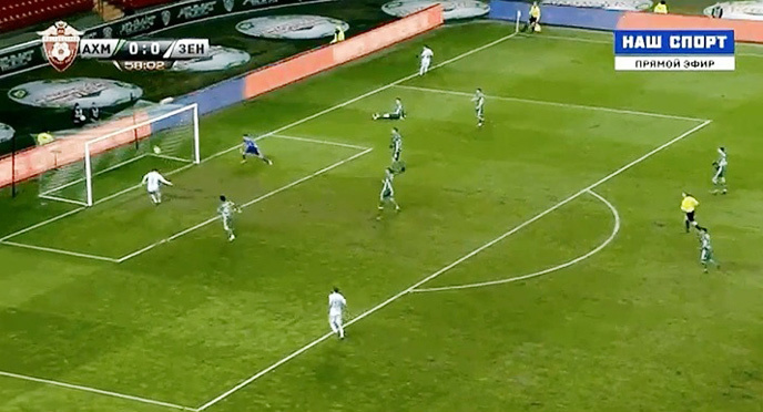 Kokorin bỏ lỡ cơ hội