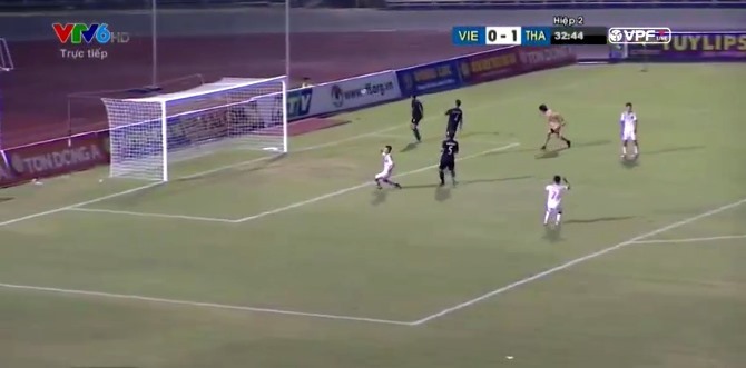 U21 Việt Nam 0-1 U21 Thái Lan phút 78