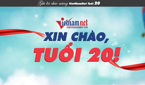 lời chúc VNN 20 năm