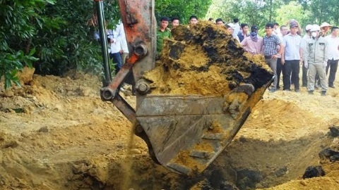 Phạt Formosa 560 triệu đồng vụ chôn rác thải trong trang trại