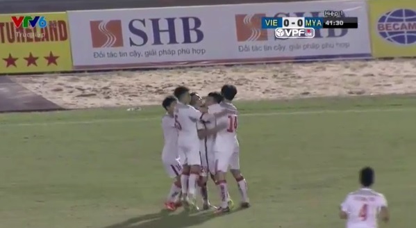 U21 Việt Nam 1-0 U21 Myanmar: Hoàng Đức mở tỷ số