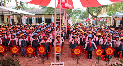 Honda VN đẩy mạnh giáo dục an toàn giao thông học đường