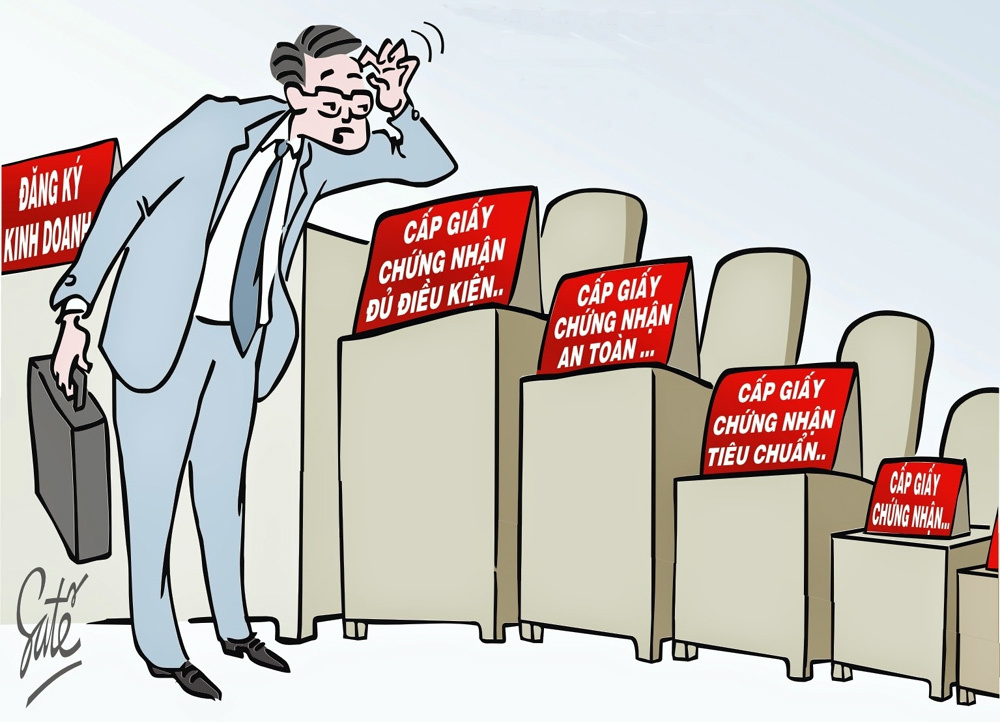 Đồng loạt cắt bỏ giấy phép con