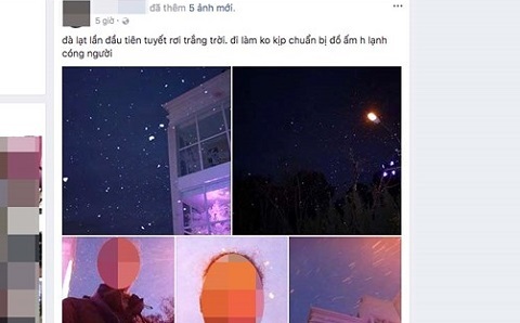Xử lý người tung tin Đà Lạt có tuyết rơi