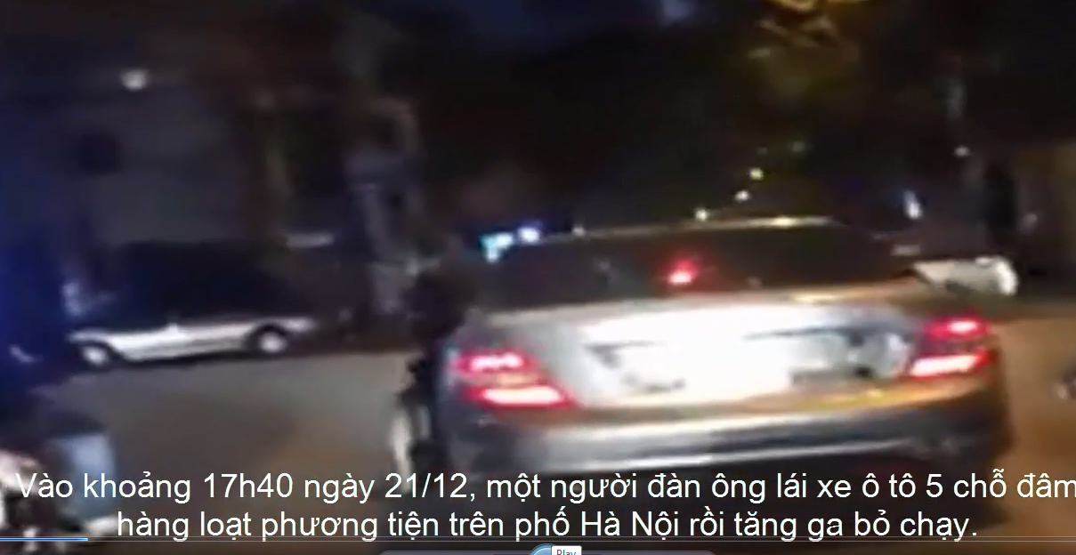 Danh tính tài xế côn đồ lái xe 'điên' gây tai nạn liên hoàn rồi bỏ chạy trên phố Hà Nội