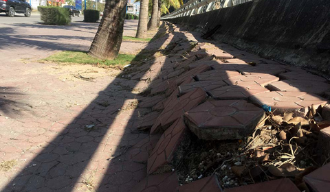 vỉa hè TP Hạ Long