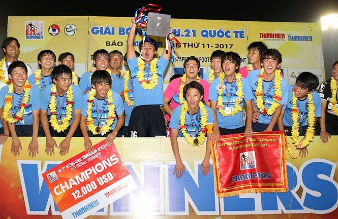 U21 Việt Nam ngậm ngùi nhìn U21 Yokohama lên ngôi vô địch