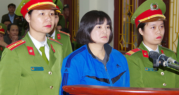 Xét xử phúc thẩm Trần Thị Nga tội Tuyên truyền chống phá Nhà nước