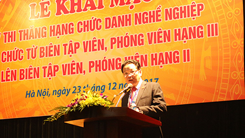 Thi thăng hạng chức danh nghề nghiệp viên chức với PV, BTV