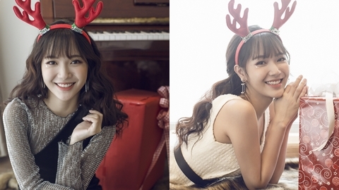 'Hotgirl Bolero' Jang Mi đẹp mê mẩn trong bộ ảnh Giáng sinh